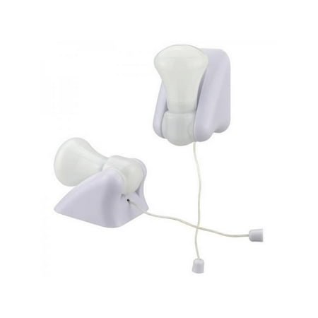 

Clearance! Portable Wire LED Bulb Cabinet Lamp Night Light Battery Operated Self Adhesive Wall Mount Light