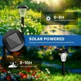 thumbnail image 5 of 8 Pack Solar Outdoor Lights, Waterproof Cool White Pathway Lighting for Yard, Garden and Patio, 5 of 7