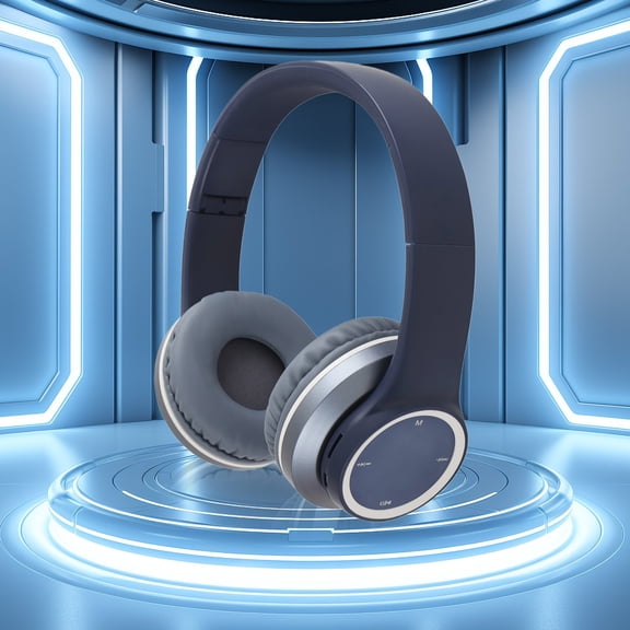 xjwjuw Bluetooth 5.1 Wireless Headphones, HiFi Sound Quality, High-Definition Calls, Long Battery Life, Multiple Playback Modes, Comfortable Headband, Gaming, Music, Office and Travel Use