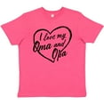 thumbnail image 3 of Inktastic I Love My Oma and Opa in Black Chalk Heart Youth T-Shirt, 3 of 5