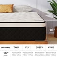 thumbnail image 5 of 12-inch Twin Memory Foam & Spring Hybrid Mattress, Medium Firmness, Lumbar Support. Suitable for Home Bedrooms and Hotel Rooms. Compressed in a Box., 5 of 7