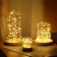 thumbnail image 4 of Guirnalda de alambre de cobre para decoración del hogar, caja de batería de 1m/2m/3m/10m, guirnalda LED para decoración de bodas, hadas para decoración de fiestas, 4 of 4
