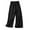 Black, variant on QUYUON Womens Casual Pants Women Woose Fitting High Waisted Cotton Linen Solid Color Pants Winter Warm Loose Fitting Wide Leg Pants Wide Leg Linen Pants for Women Cargo Pant Style N-4350 Black L