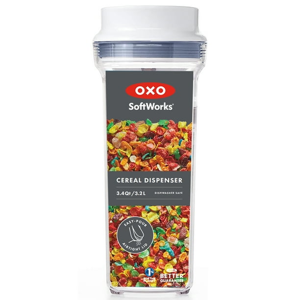 OXO, Softworks POP Medium Cereal Dispenser, 3.4 Qt, Airtight