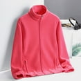 thumbnail image 2 of Women's Lightweight Jacket Soft Warm Cozy Full Zip Casual Loose Fit Fashion Pullover Outerwear For Daily Wear And Outdoor Winter Activities Comfort, 2 of 3