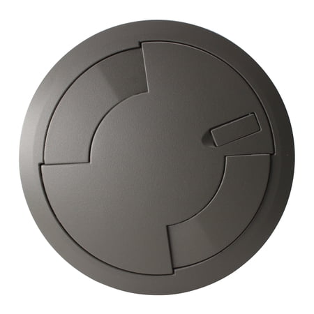 Wiremold 8ATCPGY Evolution Series Recessed Poke-Thru Device Assembly 8 Gray