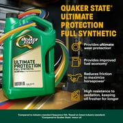 Quaker State Ultimate Protection Full Synthetic 5W-20 Motor Oil, 5 Quart
