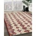 thumbnail image 3 of Ahgly Company Machine Washable Indoor Square Contemporary Cherry Red Area Rugs, 6' Square, 3 of 7