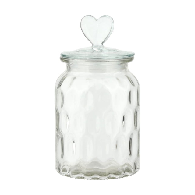 Tauxra 700ml Colored Glass Storage Jar For Kitchen Snacks Tea Dry Goods Storage