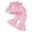 ZD-Pink, variant on mgoYE Baby Girl Clothes 0-3 Months Preemie Baby Girl Clothes Romper Fall Winter Outfits Gifts for Girls Cute Bell Bottoms Pant Sets(Red,3-6 Months)