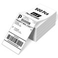 thumbnail image 1 of Phomemo 4x6 Thermal Label Printer Paper - 500 PCS White 4"x6" Fan-Fold Labels Shipping Supplies Lab, 1 of 9