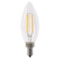 thumbnail image 2 of Feit Electric CTC40/927CA/FIL/6 LED Bulb, Decorative, B10 Lamp, 40 W Equivalent, E12 Lamp Base, Dimmable, Clear, 2 of 7