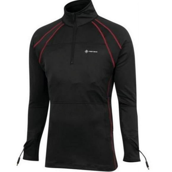 First Gear 527449 12V Heated Layer Shirt, Black - Medium