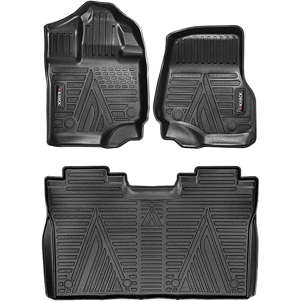 F150 Supercrew Compatible Floor Mats Custom Floor Mats For 2015 2022 Ford F 150 Supercrew Cabs 9247