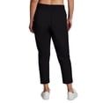 thumbnail image 2 of RBX Active Women's Plus Size Ribbed Side Woven Ankle Pant With Pockets, 2 of 5