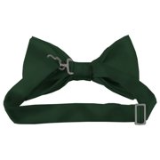 Solid Forest Green Men's Pre-Tied Bow Tie