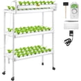 thumbnail image 3 of 3 Layers Hydroponics Growing System 90 Plant Sites PVC-U Pipes Hydroponic Gardening Kit, 3 of 12