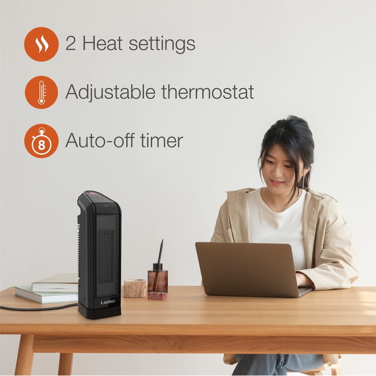 Lasko CT16670 Digital Ceramic Tower Heater with Remote Control for