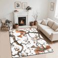 thumbnail image 2 of CURLYOOT Squirrel Area Rugs 5'x7' Washable Rug Large Living Room Rug Non Slip Funny Squirrel Indoor Floor Carpet for Dining Room Bedroom Home, 2 of 8