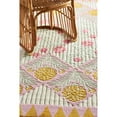 thumbnail image 5 of AARISH RUGS Yellow Geometric Non-Slip Backing Modern Rug - Tufted Wool Area Rug for Living Room, Bedroom, Any Room and Hallway (4X7 ft), 5 of 5