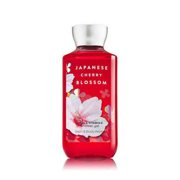 Bath Body Works Japanese Cherry Blossom White Basket Gift Set