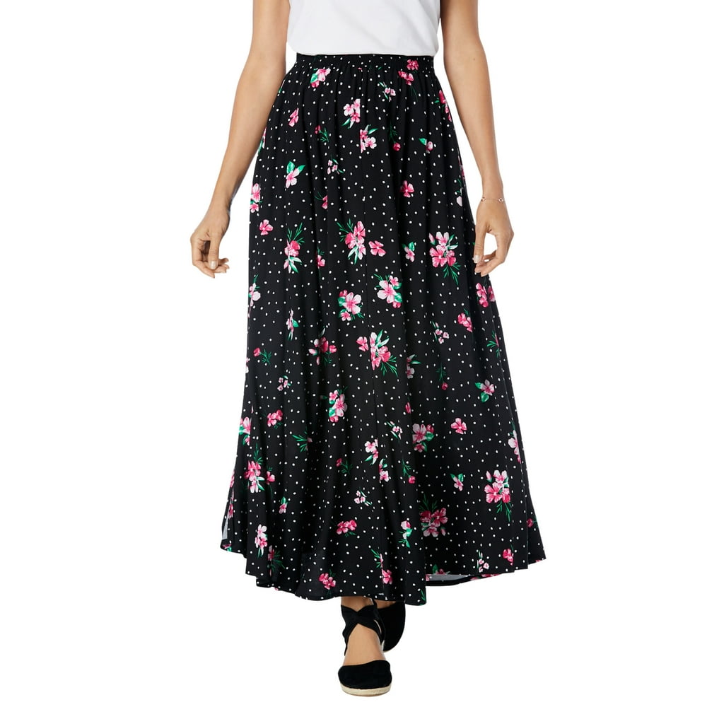 elastic waist maxi