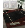 thumbnail image 2 of Ahgly Company Indoor Rectangle Abstract Burgundy Brown Oriental Area Rugs, 3' x 5', 2 of 6