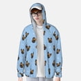 thumbnail image 6 of Rocae french Bulldog Face Print Breathable Sun Protection Hoodie Quick-Dry Lightweight Long Sleeve Hoodie Unisex Running Sports Shirt 3X-Large, 6 of 9