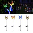 thumbnail image 1 of Lámpara de Paisaje de Jardín de lámpara de de Mariposa LED de Cambio de Color Solar 4x shamjiam Luz de estacas de mariposa sembradora, 1 of 8