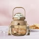 thumbnail image 5 of Aparatos de cocina, accesorios de cocina, utensilios de cocina, utensilios de cocina, taza de agua personalizada con forma de oso, taza de plástico portátil de gran capacidad, tazas con pajita interes, 5 of 6