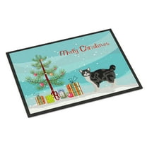 Carolines Treasures CK4652JMAT 24 x 36 in. Manx No.1 Cat Merry Christmas Indoor or Outdoor Mat