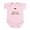 Petal Pink, variant on - Peanut Allergy Baby Clothes Infant Bodysuit - Baby Light Bodysuit, Size Newborn - 24 Months
