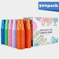 thumbnail image 4 of Lilymicky 500 Pack 9 oz Plastic Cups, Disposable Party Drinking Cups in Assorted Colors, 5 Colors, Perfect for Picnics, Celebrations and Christmas Day, 4 of 4