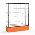 thumbnail image 6 of Waddell 375WB-BZ-BK Spirit 60 x 72 x 16 in. Black Base Floor Display Case with 5 ft. Length, White Back - Dark Bronze, 6 of 7