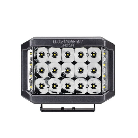 Ironman 4x4 Driving/Fog Light ILED5X7 Driving/Fog Light; Eclipse; LED Bulb; Clear Bulbs; 5 Inch Height x 7 Inch Width; 99 Watt Bulbs At 10 To 30 Volt; Driving Beam/Side Shooter Beam; 7540 Lumens