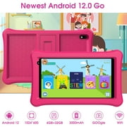 2024 Tablet for Kids, Android 12 Kids Tablets 7 inch, 4+32GB ROM(1TB Expand)