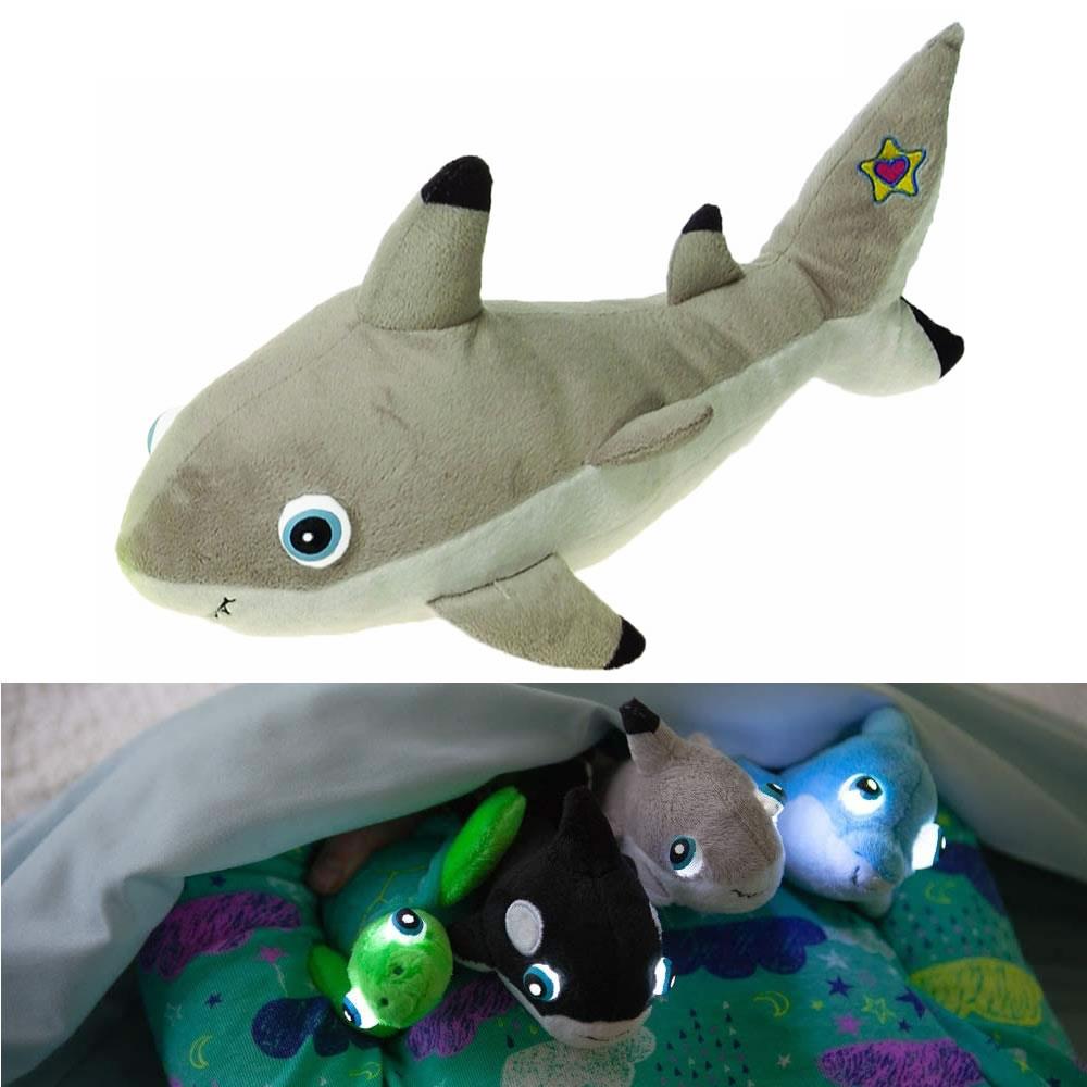 NightBuddies Baby Sea Life Mirabella Baby Shark LightUp Plush Animal
