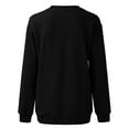 thumbnail image 5 of Haut de sous-Vêtements Thermiques pour Femmes en Liquidation, Chandail à Capuche en Polyester pour Femmes, Chandails en Molleton Col Rond pour Femmes, Hauts Décontractés Tendance à Manches Longues pour Adolescentes, Chandail en Molleton Col Rond, Vêtements, Tenues 2024, 5 of 5