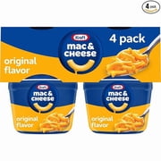 Kraft Original Mac & Cheese Macaroni and Cheese Dinner, 4 ct Pack, 2.05 oz Cups