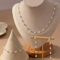 thumbnail image 2 of Ensemble de Bijoux Perle Contemporaine avec Boucles d'Oreilles Collier et Bracelet Style, 2 of 6