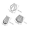 thumbnail image 2 of unbranded 6Ud Peines Metálicos Negros Para Vintage Para Peinados Updo Y Eventos, 2 of 8