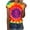 Multicolor#3, variant on VBTAPA Tie Dye T-Shirt for Women Funny Contrast Color Short Sleeve Tops Summer Casual Loose T Shirts Round Neck Soft Comfy Tee Sales of Today Multicolor L
