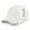 White, variant on HNMKIU Unisex Solid Color Fashion Casual Cap with Decorative Metal Rings for Outdoor Activities White,One Size