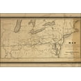 thumbnail image 1 of 24"x36" Gallery Poster, Map of railroad Baltimore to St. Louis 1843, 1 of 1