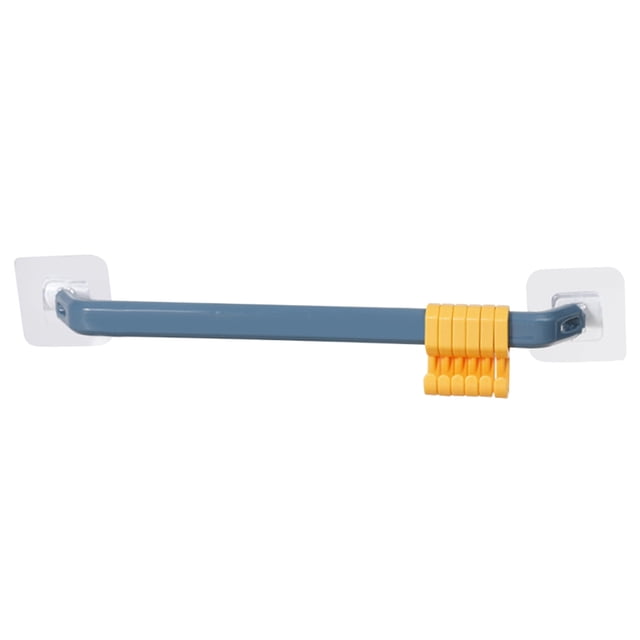 Yuarrent Estante de 6 ganchos montado en la pared, utensilios de cocina, colgador de gancho para toallas, organizador de baño, estante colgante, soporte, Almacenamiento y organización del hogar Azul Yuarrent HA004267-02