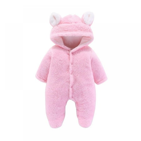 

Baby Autumn And Winter Cotton Fleece Rompers