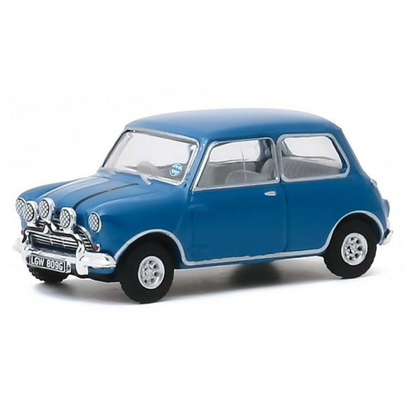 Austin 1967 Mini Cooper S 1275 MKI, The Italian Job (1969) - Greenlight 44880A/48 - 1/64 scale Diecast Model Toy Car