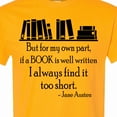 thumbnail image 4 of Inktastic Jane Austen Book Quote T-Shirt, 4 of 5