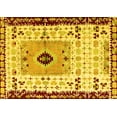 thumbnail image 1 of Ahgly Company Indoor Rectangle Abstract Yellow Modern Area Rugs, 7' x 10', 1 of 4