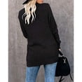 thumbnail image 3 of Lightweight Open Front Women's Long Sleeve Cardigan With Pockets, 3 of 5